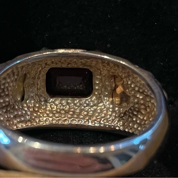 FINAL PRICE Black Hills 12k Garnet Ring - Picture 6 of 6